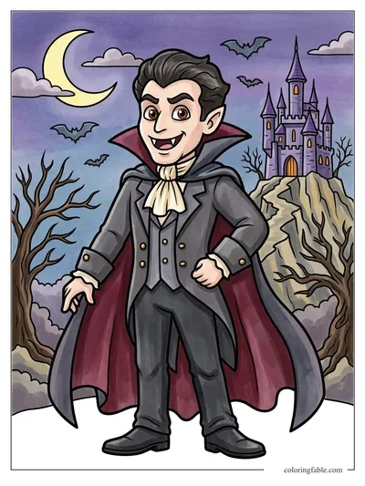 Colored example of this coloring page
