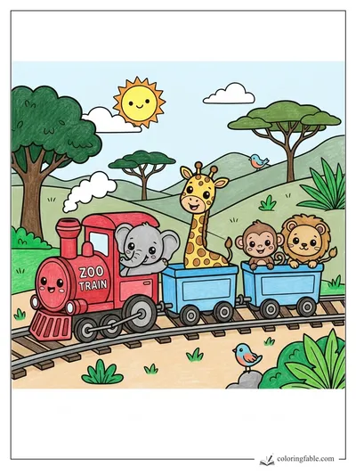 Colored example of this coloring page