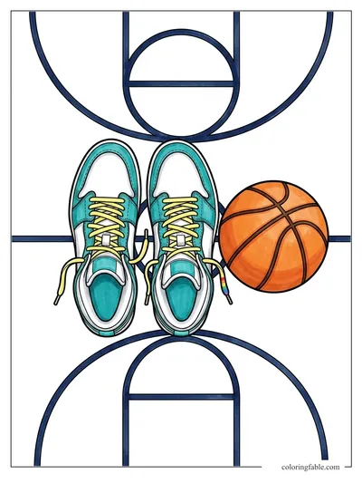 Colored example of this coloring page