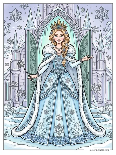 Colored example of this coloring page
