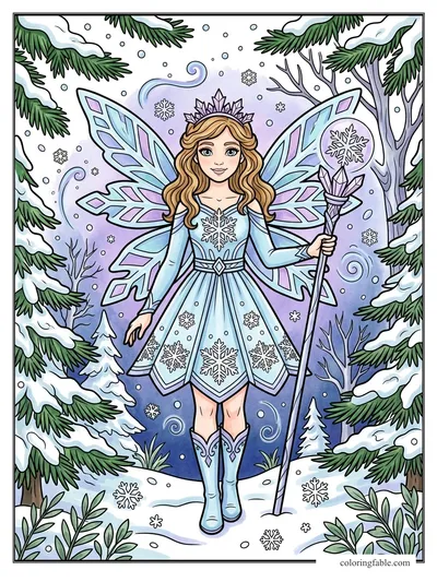 Colored example of this coloring page