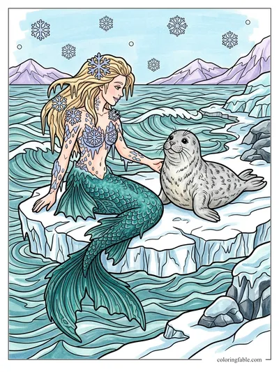 Colored example of this coloring page