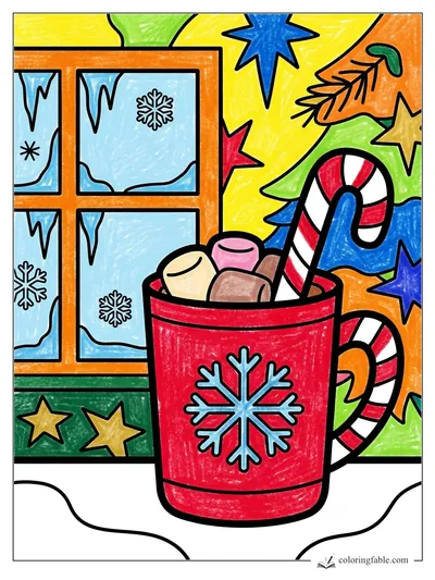 Colored example of this coloring page