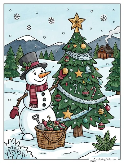Colored example of this coloring page
