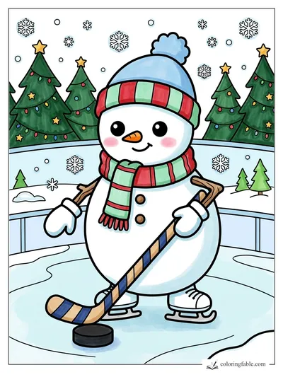 Colored example of this coloring page