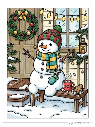 Colored example of this coloring page