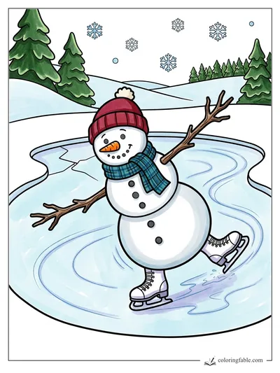Colored example of this coloring page