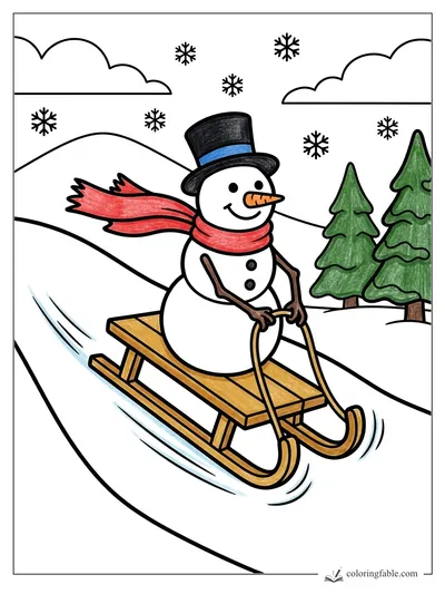 Colored example of this coloring page