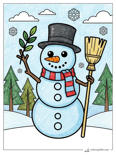 Colored example of this coloring page