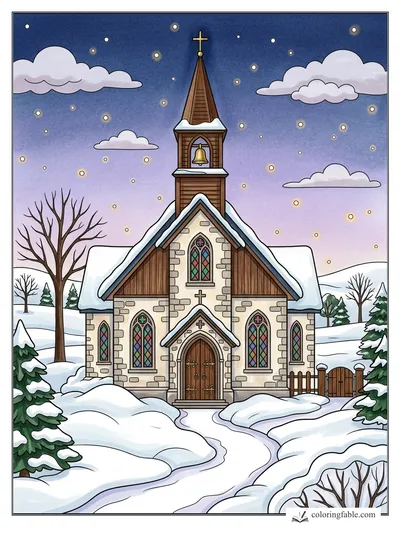 Colored example of this coloring page