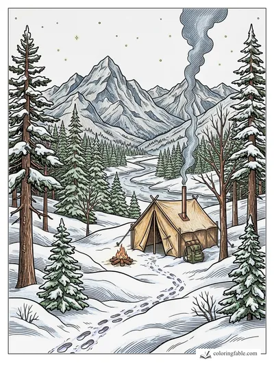 Colored example of this coloring page