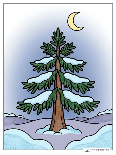 Colored example of this coloring page