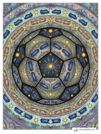 Colored example of this coloring page