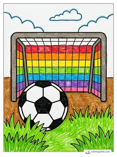 Colored example of this coloring page