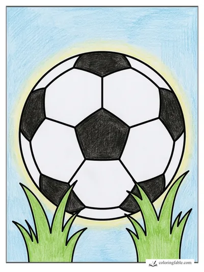 Colored example of this coloring page