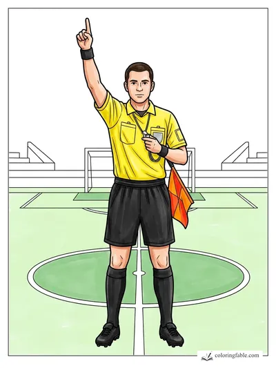 Colored example of this coloring page