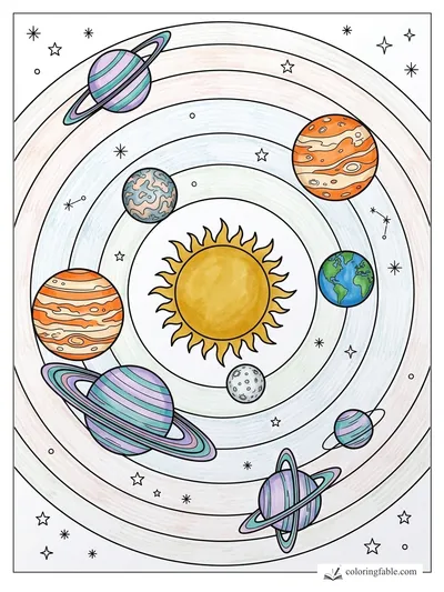 Colored example of this coloring page