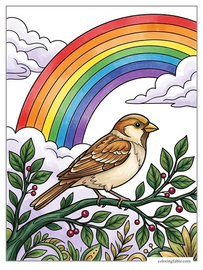 Colored example of this coloring page