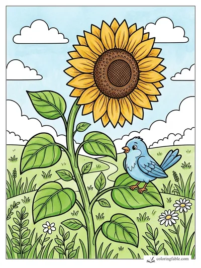 Colored example of this coloring page