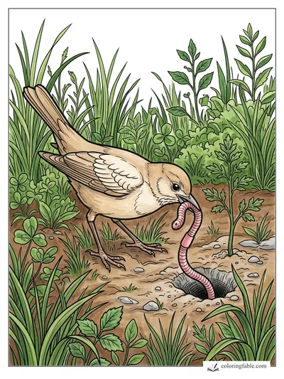 Colored example of this coloring page