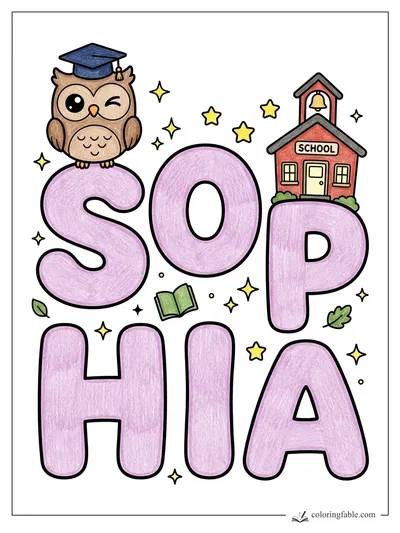 Colored example of this coloring page