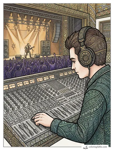 Colored example of this coloring page