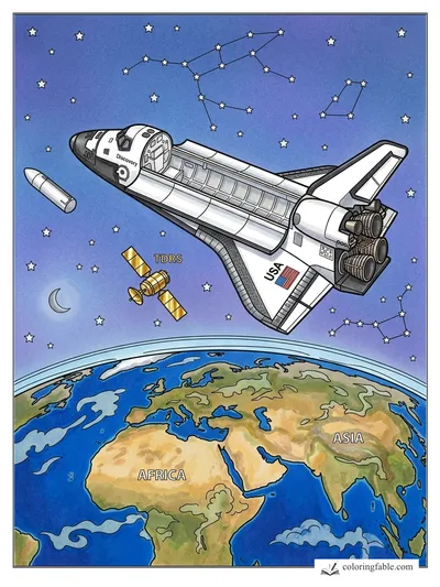 Colored example of this coloring page
