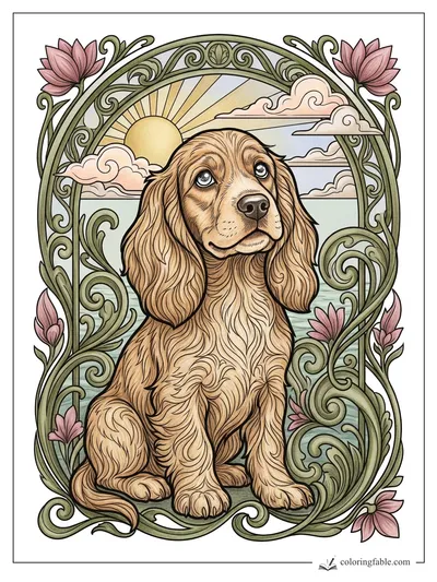 Colored example of this coloring page