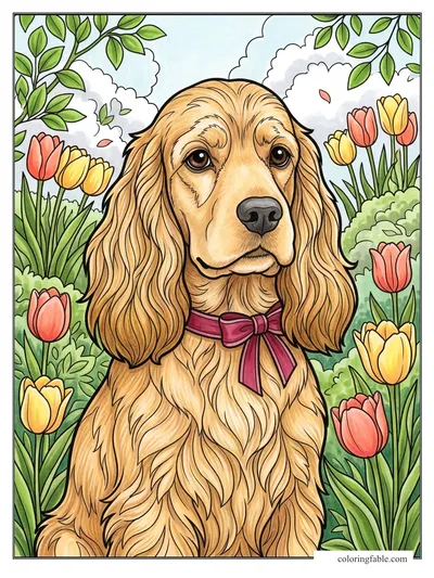 Colored example of this coloring page