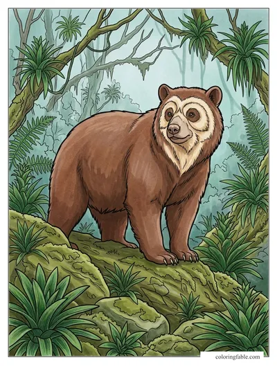 Colored example of this coloring page
