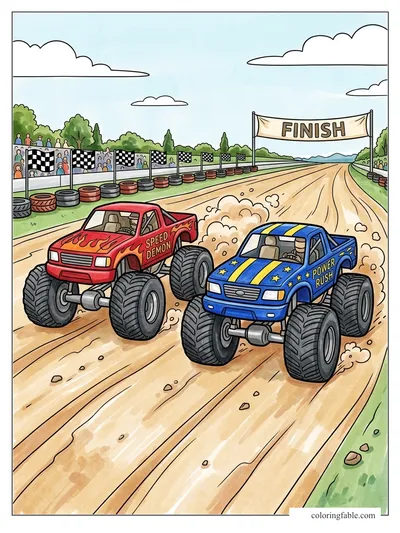 Colored example of this coloring page