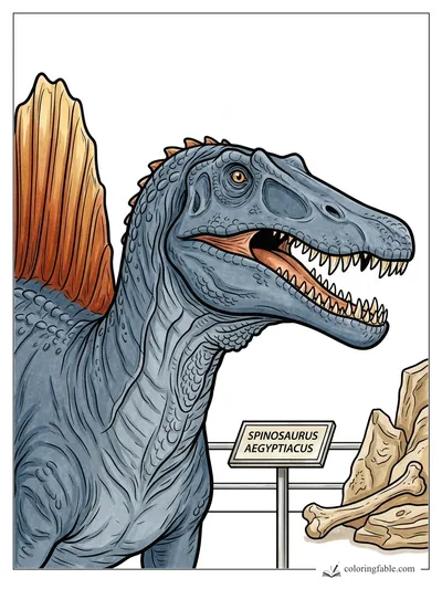 Colored example of this coloring page