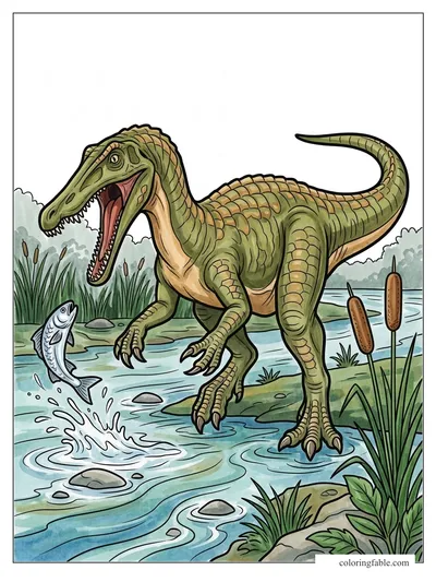 Colored example of this coloring page