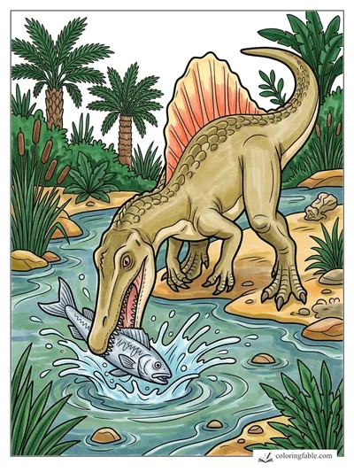 Colored example of this coloring page