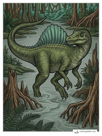 Colored example of this coloring page