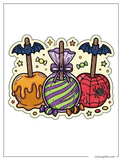 Colored example of this coloring page