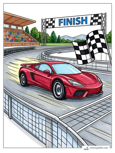 Colored example of this coloring page