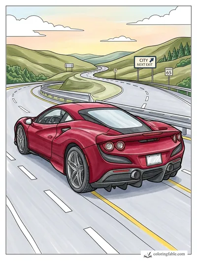 Colored example of this coloring page