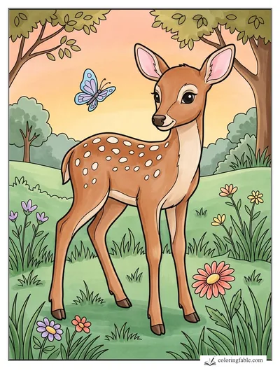 Colored example of this coloring page