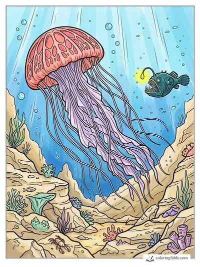 Colored example of this coloring page