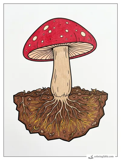 Colored example of this coloring page