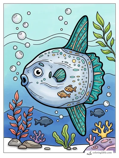 Colored example of this coloring page