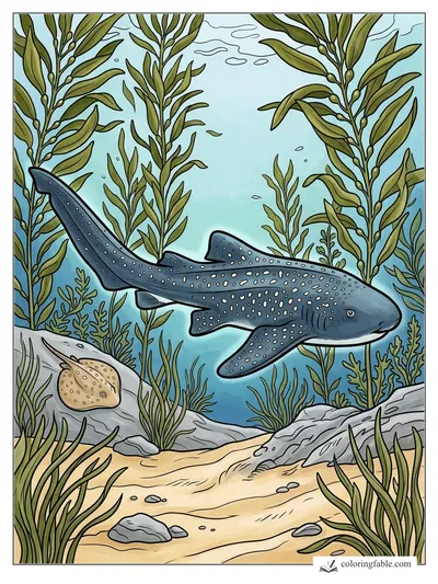 Colored example of this coloring page