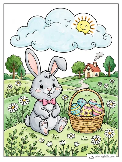 Colored example of this coloring page