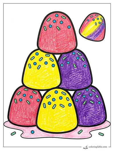 Colored example of this coloring page