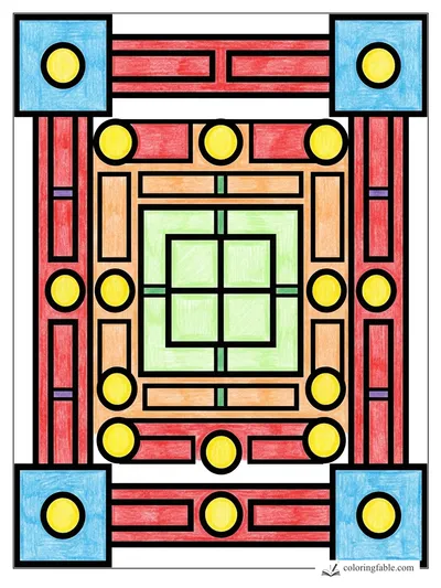 Colored example of this coloring page