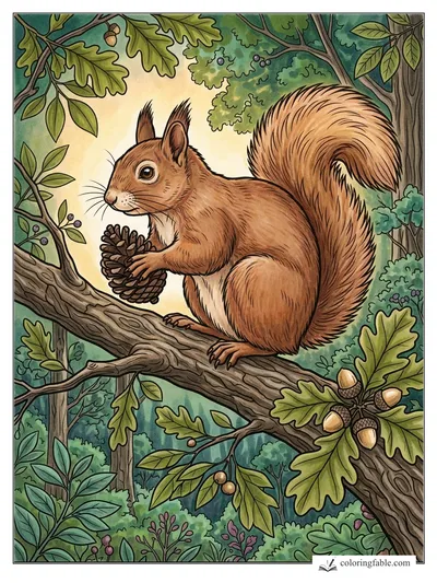 Colored example of this coloring page