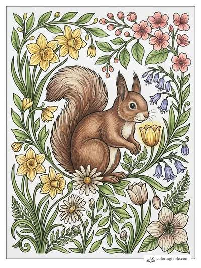 Colored example of this coloring page