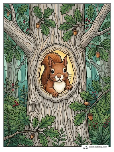 Colored example of this coloring page