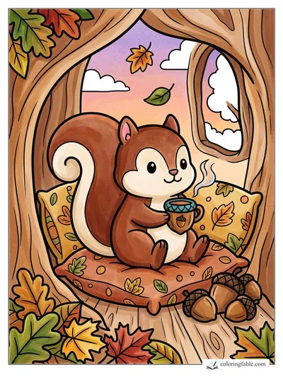 Colored example of this coloring page